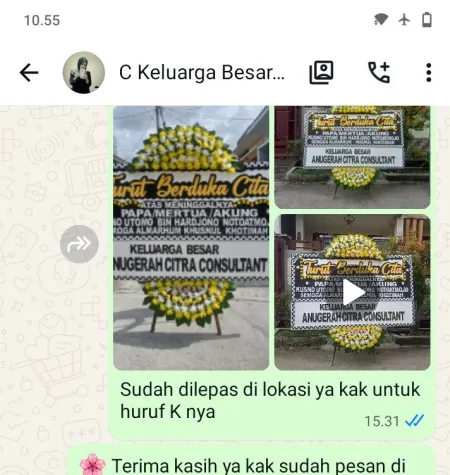 Pengiriman Papan Bunga Duka Cikarang Barat
