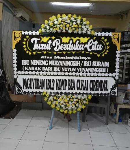Papan Bunga Duka Cikarang Barat